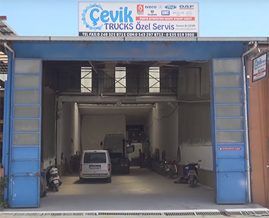 çevik trucks kamyon tır tamir bakım özel servis